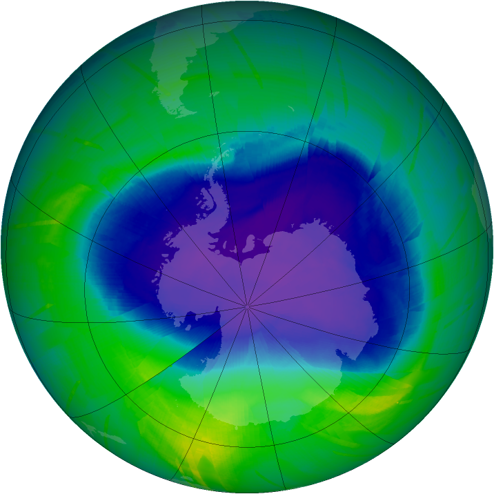 Ozone Map 2010-10-15